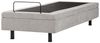 Verstellbares Bett ohne Kopfteil DUKE II 80 x 200 cm Stoff Hellgrau Bild 4