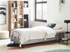Verstellbares Bett ohne Kopfteil DUKE II 80 x 200 cm Stoff Hellgrau Bild 2