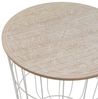 Set mit 2 Beistelltischen aus Metall und MDF in Weiß Bild 3