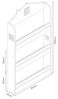 Kinderregal Vipsali 106x60x12 cm Mintgrün/Weiß [en. casa] Bild 2