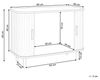 Sideboard BRADLEY 60 cm Heller Holzfarbton Bild 3
