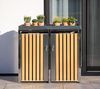 Westmann Mülltonnenbox Planta Edelstahl | 2x240 L Bild 2
