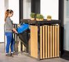 Westmann Mülltonnenbox Planta Edelstahl | 2x240 L Bild 3