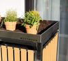 Westmann Mülltonnenbox Planta Edelstahl | 2x240 L Bild 5