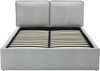 Vente-unique - TENESE Bett Stoff Grau - B 223 cm x H 95 cm x L 172,5 cm Bild 3