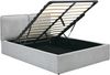 Vente-unique - TENESE Bett Stoff Grau - B 223 cm x H 95 cm x L 172,5 cm Bild 4