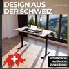elektrisch höhenverstellbarer Schreibtisch ECO 180 x 80 cm - Gestell Weiss, Platte Weiss Bild 3