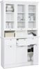 Buffetschrank LANDWOOD Vitrine Schrank Anrichte in weiß Landhausstil Bild 4
