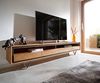 TV-Board Stonegrace Akazie Natur 240 cm 2 Fächer 4 Schubladen Steinfurnier V-Fuß Lowboard Bild 2