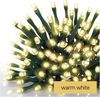 EMOS LED-Eisregen Lichterkette, 10m Weihnachtslichterkette + 5m Zuleitung, 600 LEDs, 8 Lichtmodi, Netzteil, IP44 für Innen und Außen, Warmweiß Bild 2