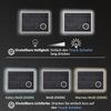 Kleankin Spiegel LED Badezimmerspiegel, Badspiegel mit 3x Vergrößerung (80 x 60 cm Wandspiegel mit Touch-Funktion, 1-St, Memory-Funktion), beschlagfreier Lichtspiegel mit 3 Lichtfarben Bild 5
