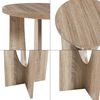 [en. casa] 'Rindal' Beistelltisch, Spanplatte eichenoptik, 38 x 38 x 56,5 cm Bild 5