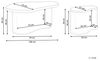 Tisch Set SALANTI 2er Set Rattan Natürlich Bild 3