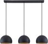 Lindby Hängeleuchte Tarjei, Metall, Schwarz IP20, 3 x 60 W Bild 1
