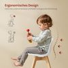 WOLTU Kinderstuhl mit Holzbeinen Lisa weiß Bild 4