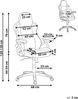 Bürostuhl schwarz / grau höhenverstellbar EXPLORER Bild 3