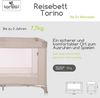 Lorelli Reisebett Torino Laufstall seitlicher Eingang, Tragetasche, Faltmatratze braun Bild 2