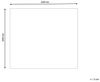 Tagesdecke RAGALA Baumwolle 200 x 220 cm Helles Beige Bild 3