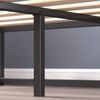 Zinus Joseph Modern Studio 25,5 cm Plattform Low Profile Bed Frame, Legierter Stahl Holz, Schwarz, 150x200 cm Bild 5