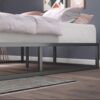 Zinus Joseph Modern Studio 25,5 cm Plattform Low Profile Bed Frame, Legierter Stahl Holz, Schwarz, 150x200 cm Bild 4