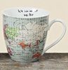 BOLTZE Kaffeebecher Weltreise Jumbo Porzellan sortiert 600 ml 11cm Ø11cm weiß Bild 5