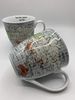 BOLTZE Kaffeebecher Weltreise Jumbo Porzellan sortiert 600 ml 11cm Ø11cm weiß Bild 2