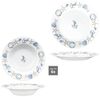 MamboCat Tafelservice Neptun 12tlg Tafelservice Porzellan 6 Pers Speiseteller Suppenteller, Porzellan Bild 4