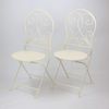 3 tlg. Bistroset “White Romance” aus Metall, weiß, Gartenmöbel Tisch + 2 Stühle Bild 4