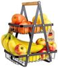 Intirilife Obstschale, Metall, (1-tlg), Obstkorb Etagere Obstschalenhalter Aufbewahrungskorb Organizer Regal Bild 1