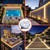 Spetebo LED-Lichterschlauch LED Lichtschlauch warmweiß - 10 m / 900 LED, 900-flammig, beleuchteter Lichterschlauch für Drinnen und Draußen Bild 4