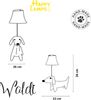 Happy Lamps Stehlampe LED Tischleuchte Dekoleuchte Waldi der Dackel Bild 5