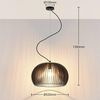 Lindby Hängeleuchte Jusra, dimmbar, Leuchtmittel nicht inklusive, Vintage, Metall, Schwarz, 1 flammig, E27, Deckenlampe, Esstischlampe Bild 5