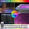 BRAST Whirlpool MSpa Oslo, Sapphire & Amber mit Fester Außenwand, Aufstellbecken, (160x160x65cm, 3 Modelle, LED-Beleuchtung, 6 Personen), Ganzjähriger Einsatz Winterfest Bild 5