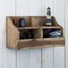 DESIGN DELIGHTS Wandregal WANDREGAL "STORAGE 40", Mahagoni Holz, 40 cm, Holzregal Bild 2
