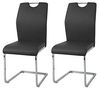 HTI-Living Nelly Esszimmerstuhl 2er Set Schwarz Bild 2