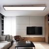 LED Wohnzimmerleuchte, Holzoptik, opal, L 120cm Bild 3