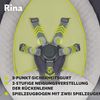LIONELO Rina Babywippe und Liegestuhl 2in1, Fernbedienung, 360° drehbarer Sitz, zwei Schaukelrichtungen, 5 Schaukelgeschwindigkeiten, Sperrung, Rückenlehnenverstellung, Timer, 12 Melodien Bild 3