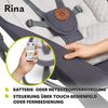 LIONELO Rina Babywippe und Liegestuhl 2in1, Fernbedienung, 360° drehbarer Sitz, zwei Schaukelrichtungen, 5 Schaukelgeschwindigkeiten, Sperrung, Rückenlehnenverstellung, Timer, 12 Melodien Bild 5