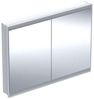 Geberit ONE Spiegelschrank mit ComfortLight, 2 Türen, Unterputzmontage, 120 x 90 x 15 cm, 505.805.00, Farbe: weiss / Aluminium pulverbeschichtet - 505.805.00.2 Bild 1