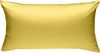 Bettwaesche-mit-Stil Mako-Satin / Baumwollsatin Bettwäsche uni / einfarbig gelb Kissenbezug 40x80 cm Bild 2