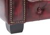 Chesterfield Sessel Echtleder antik rot 100x72x90 cm massivum Serie Chesterfield Ledersessel Clubsessel Wohnzimmer Herrensessel Bild 5