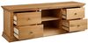 Clever-Moebel TV-Schrank TV Lowboard aus Kiefernholz TV Schrank im Landhausstil Breite: 141cm, Tiefe: 39cm, Höhe: 47cm Bild 2