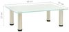 vidaXL TV-Tisch 40x35x17 cm Satiniertes Hartglas 322759 Bild 2