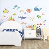 Decowall DAT-1611 Abenteuer auf See Meerestiere Tiere Wandtattoo Wandsticker Wandaufkleber Wanddeko für Wohnzimmer Schlafzimmer Kinderzimmer (Englische Ver. ) Bild 2