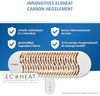 reer HeatCare+ Wickeltisch-Wärmestrahler | EcoHeat Carbon Heizelement | Infrarot-Heizstrahler mit neigbarem Kopf | Wärmespender für Babys | Energiesparend | Wandgerät mit Fernbedienung Bild 4