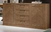 Sideboard Cozy Kommode 170x42x90cm Eiche Rustikal teilmassiv 2-türig Bild 2
