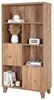 Dmora Bücherregal Muscida 80 x 36 x 155 cm Braun 5 Fächer 3 Türen Bild 3