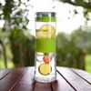 Glas-Karaffe mit Silikonmanschette, grün Bild 5