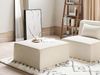 Ottomane LEMVIG Cord Helles Beige Bild 2