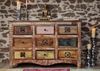 Kommode Altholz 130x40x85 mehrfarbig lackiert NATURE OF SPIRIT #59 Bild 4